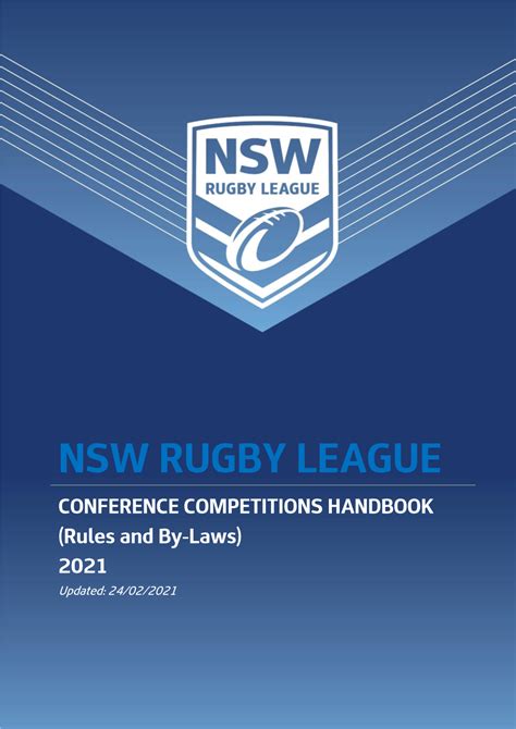 nswrl conference competitions handbook 2024|Rules & Regulations .
